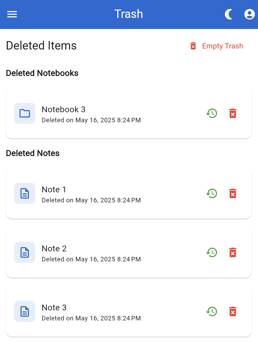 Trash screen
